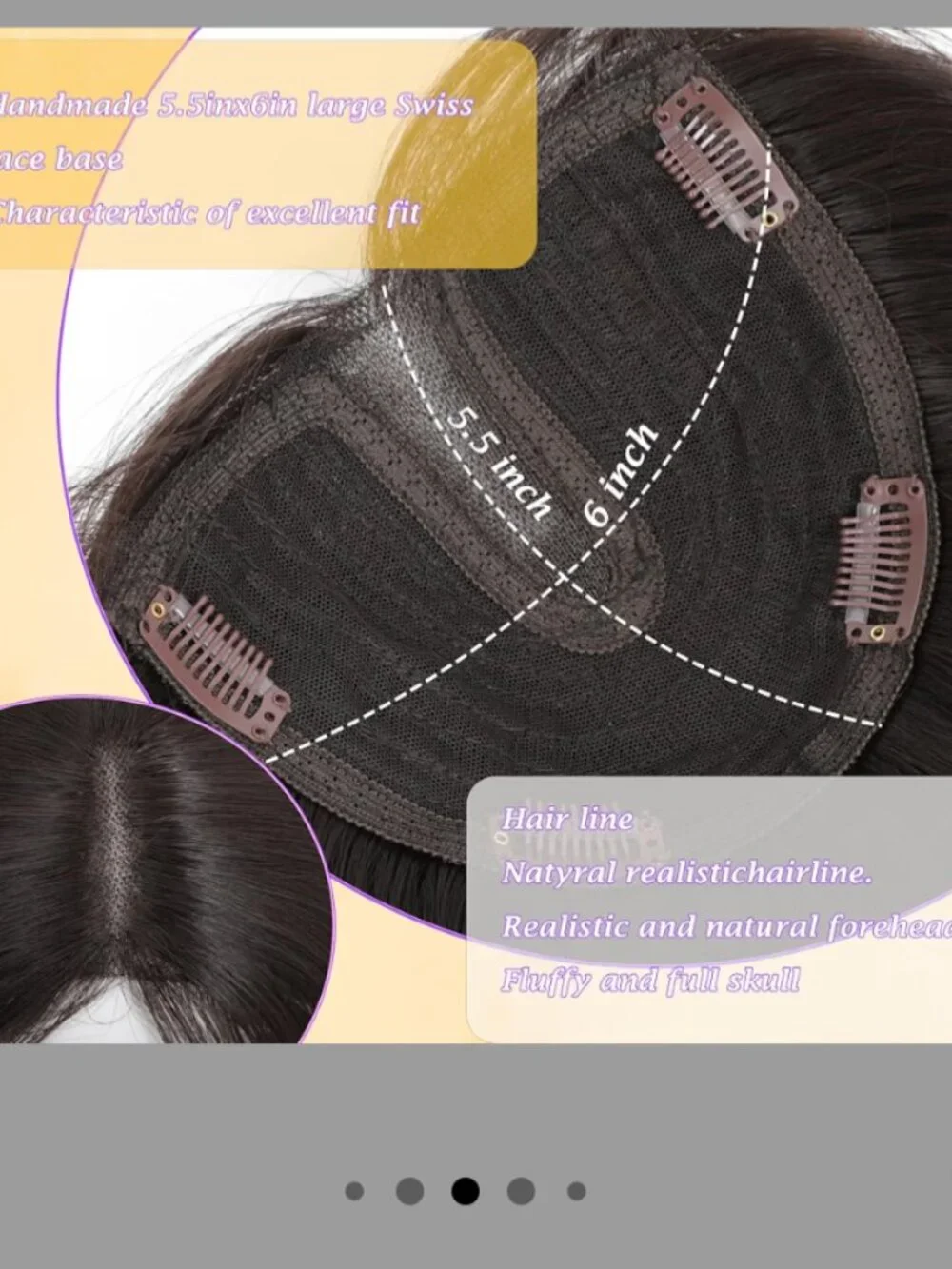 CIVRIE Hair Topper Layered for Women with Thinning Hair        PA#669-PA#671@CMK